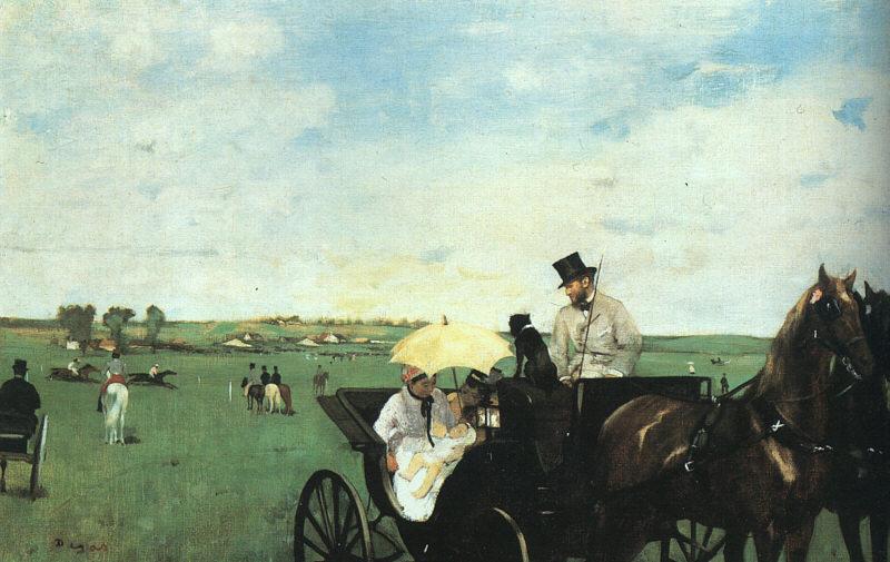 Edgar Degas At the Races in the Country China oil painting art